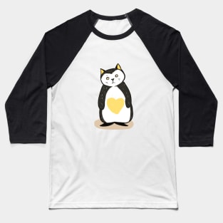 cat penguin Baseball T-Shirt